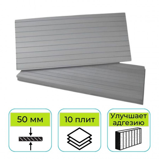 Пенополистирол Истплекс 35 L 1200х600х50 мм