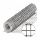 Сетка сварная оцинкованная 25х25х0,8 мм в рулоне 10 м2