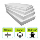 Пенопласт ППТ-25 Н-А-Р 1000х1000х200 мм Стройпласт