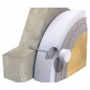 Заглушка для дюбеля из пенопласта 67х17 мм 500 шт белая