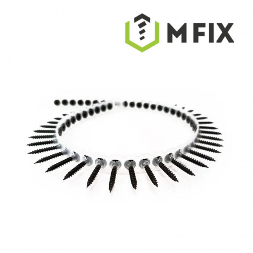 Саморез для гипсокартона и металла 3,5х35 мм FS MFIX в ленте 1000 шт