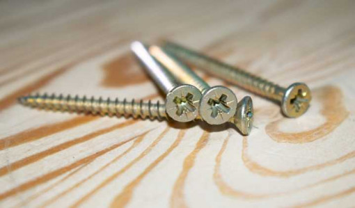 Шуруп (саморез) универсальный Pz 5,0х45 мм желтый цинк 500 шт РМЗ