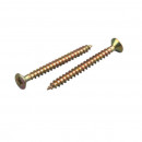 Шуруп (саморез) универсальный Pz 3,0х25 мм желтый цинк 200 шт STARFIX