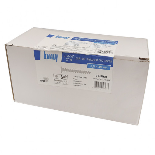Шуруп самонарезающий Кнауф XTN Type 17 3,9х23 мм прокалывающий в лентах 1000 шт