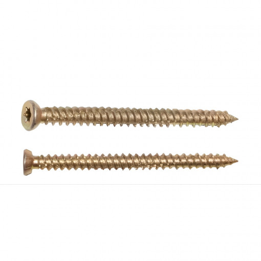 Шуруп (саморез) по бетону STARFIX 7.5х92 мм желтый цинк T30 100 шт