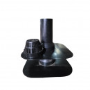 Воронка парапетная ТехноНИКОЛЬ 100х100 длиной 650 мм с отводом и листоуловителем