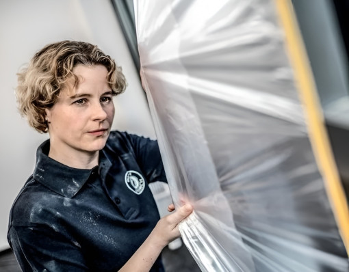 Пленка укрывная с клейкой лентой Антибрызг 140 см 20 м