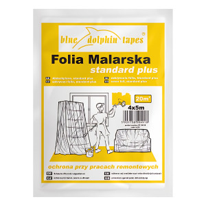 Пленка укрывная BLUE DOLPHIN Standard Plus CF-250 4х5 м 12 мкм