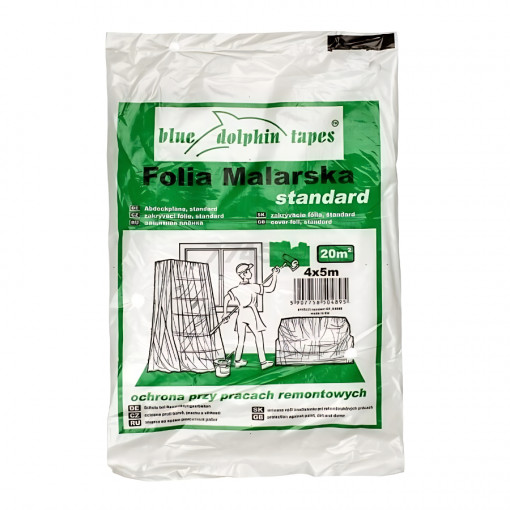Пленка укрывная BLUE DOLPHIN Standard CF-4 4х5 м 4,5 мкм