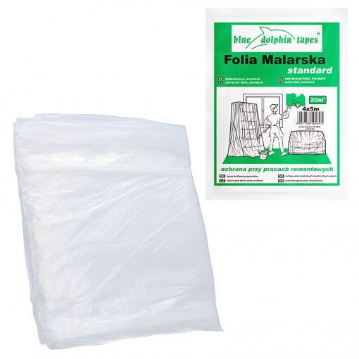 Пленка укрывная BLUE DOLPHIN Standard CF-4 4х5 м 4,5 мкм