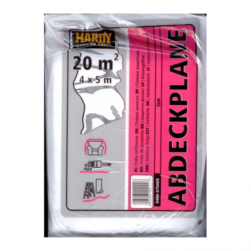 Пленка укрывная 4х5 м 7 мкм Hardy