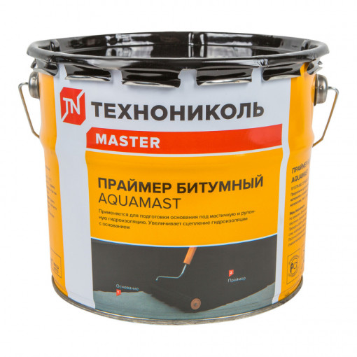 Праймер битумный ТехноНИКОЛЬ AquaMast 3 л