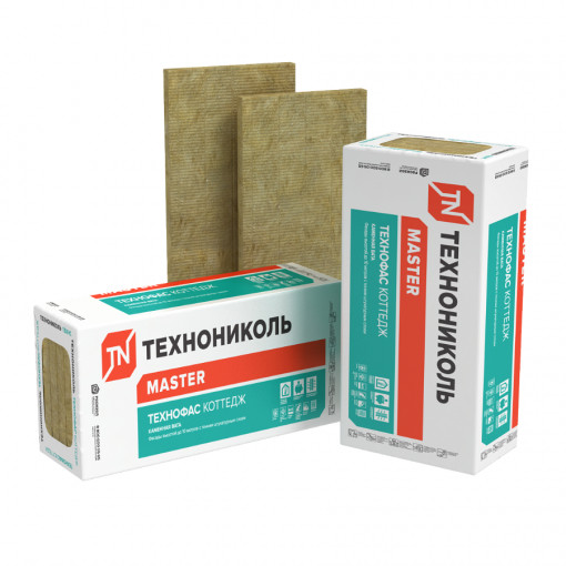 Утеплитель ТехноНИКОЛЬ Технофас Коттедж 1200х600х100 мм