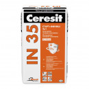 Шпатлевка гипсовая Ceresit IN 35 белая 15 кг