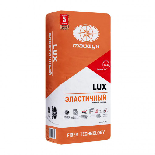 Клей для плитки повышенной эластичности Люкс 25 кг