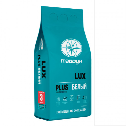 Клей для плитки Люкс Плюс белый 5 кг