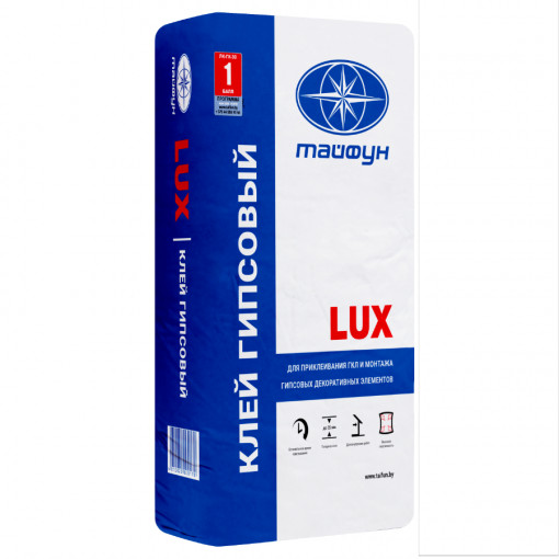 Клей для гипсокартона Тайфун Люкс 30 кг