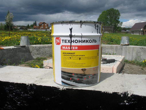 Гидроизоляция для кровли битумно-резиновая AquaMast ТехноНИКОЛЬ 3 кг