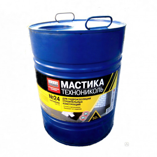 Мастика гидроизоляционная ТехноНИКОЛЬ №24 МГТН 50 кг