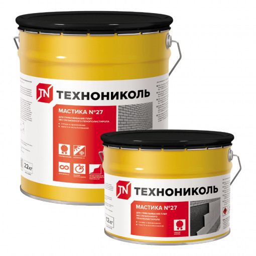 Мастика приклеивающая ТехноНИКОЛЬ №27 12 кг