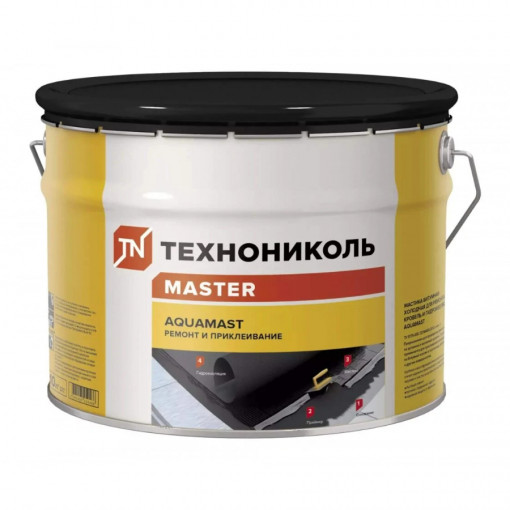 Мастика для ремонта AquaMast ТехноНИКОЛЬ 10 кг