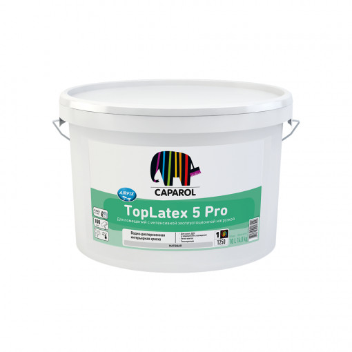 Краска Caparol TopLatex 5 Pro База 1 белая 10 л
