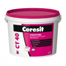 Краска акриловая структурная Ceresit CT 40 белая 15 л