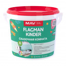 Краска MAV Flagman Kinder интерьерная белая полуматовая 11 л