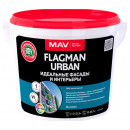Краска MAV Flagman Urban фасадная и интерьерная белая матовая 3 л