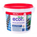 Краска акриловая вд фасадная МАВ ECOL 32 белая 5 л
