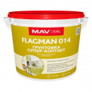 Грунтовка акриловая MAV FLAGMAN 014 супер-контакт белая 11 л