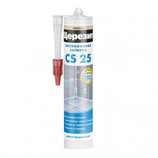 Герметик силиконовый санитарный Ceresit CS 25 графит №16 280 мл