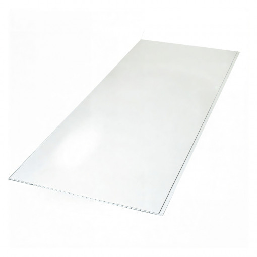 Панель ПВХ (пластиковая) Европрофиль 3000x250x8 мм белая глянцевая