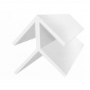 Угол наружный ПВХ Европрофиль 0303 3000x40 мм белый