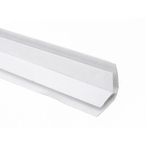 Угол внутренний ПВХ Европрофиль 0302 3000x30 мм белый