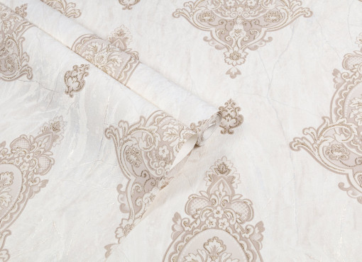 Обои виниловые на флизелиновой основе PALITRA (Палитра) SL72180-22 Flamenco орнамент 1.06 х 10.05 м