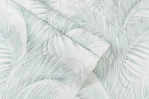 Обои виниловые на флизелиновой основе PALITRA (Палитра) SL72243-17 Caribana флористика 1.06 х 10.05 м