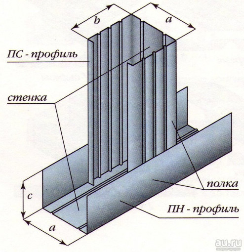 Профиль стоечный усиленный 50х50х0,6 мм Албес