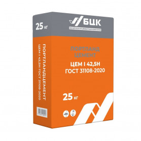 Цемент Д0 ЦЕМ 1 42,5 Н БЦК 25 кг 