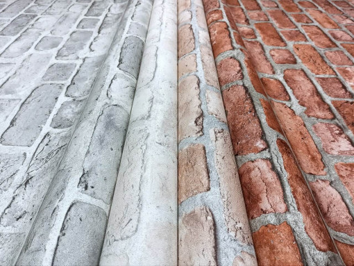 Обои виниловые на флизелиновой основе Вимала (Vimala) Палаццо 9469 кирпич 1.06 х 10.05 м