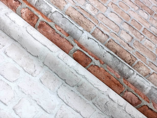 Обои виниловые на флизелиновой основе Вимала (Vimala) Палаццо 9469 кирпич 1.06 х 10.05 м