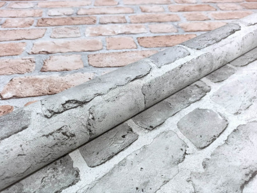 Обои виниловые на флизелиновой основе Вимала (Vimala) Палаццо 9460 кирпич 1.06 х 10.05 м