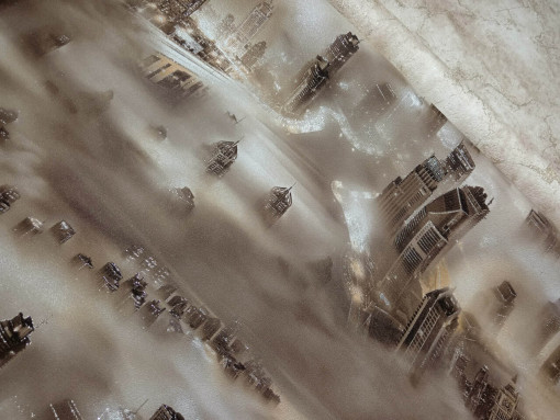 Обои виниловые на флизелиновой основе Вимала (Vimala) Эмират 113218 город 1.06 х 10.05 м