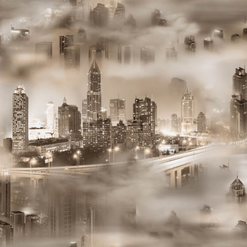 Обои виниловые на флизелиновой основе Вимала (Vimala) Эмират 113218 город 1.06 х 10.05 м