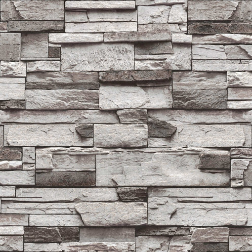 Обои виниловые на бумажной основе 3д Вимала (Vimala) Терра 13173, камень, 0.53 х 10 м