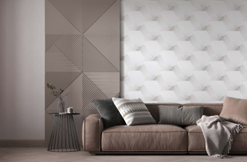 Обои виниловые на флизелиновой основе Вимала (Vimala) Атлантик 71218 абстракция 1.06 х 10 м