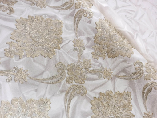 Обои виниловые на флизелиновой основе Вимала (Vimala) Версаль 10211 вензеля 1.06 х 10 м