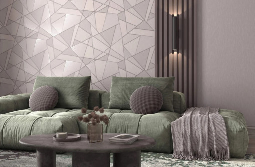 Обои виниловые на флизелиновой основе Вимала (Vimala) Орион-2 11370 однотонные 1.06 х 10 м