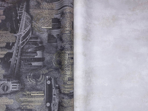 Обои виниловые на флизелиновой основе Вимала (Vimala) Турне-2 10359 штукатурка 1.06 х 10 м