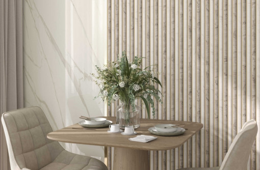 Обои бумажные водостойкие Вимала Кентукки 12640 имитация камня 0.53 х 10 м